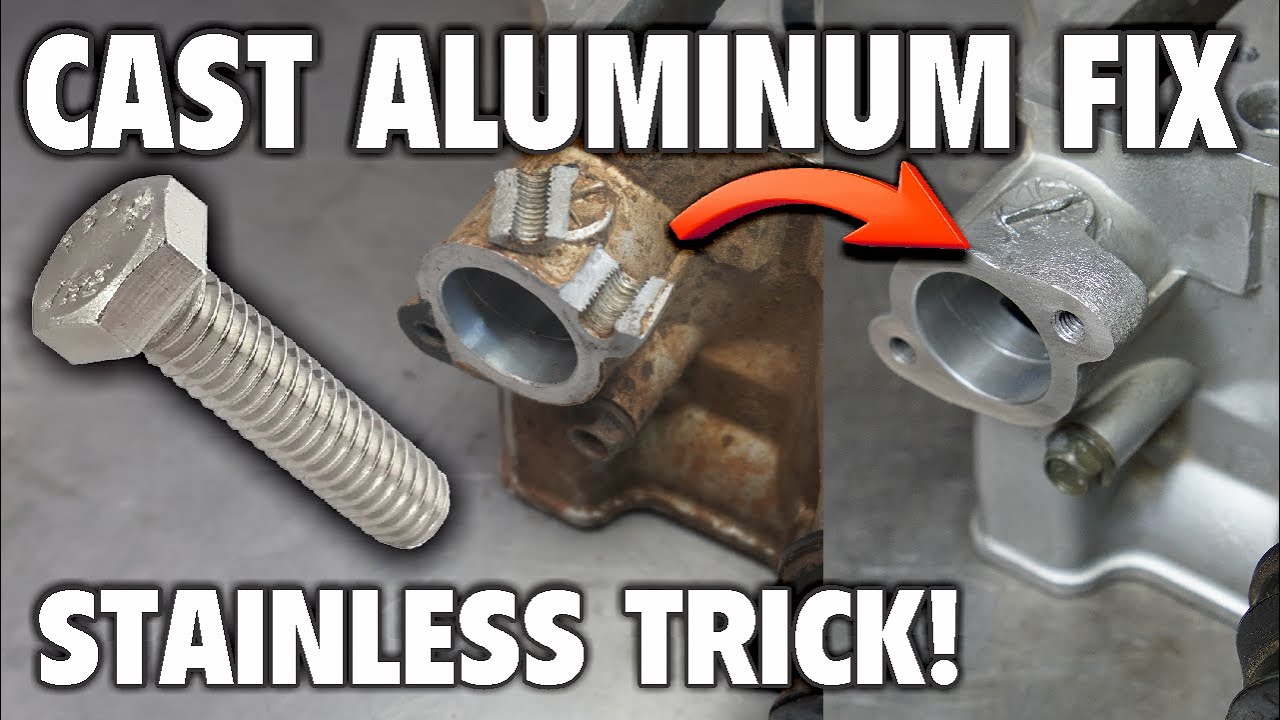 Cast Aluminum Welding Using Stainless Steel Trick