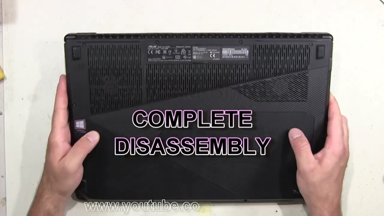 ASUS ROG STRIX GL503VM Complete Take Apart Disassembly Nothing Left Out