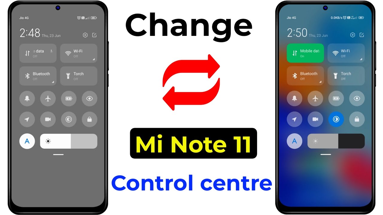 How to enable blur in mi note 11 control center | Enable redmi note 11 control center blur