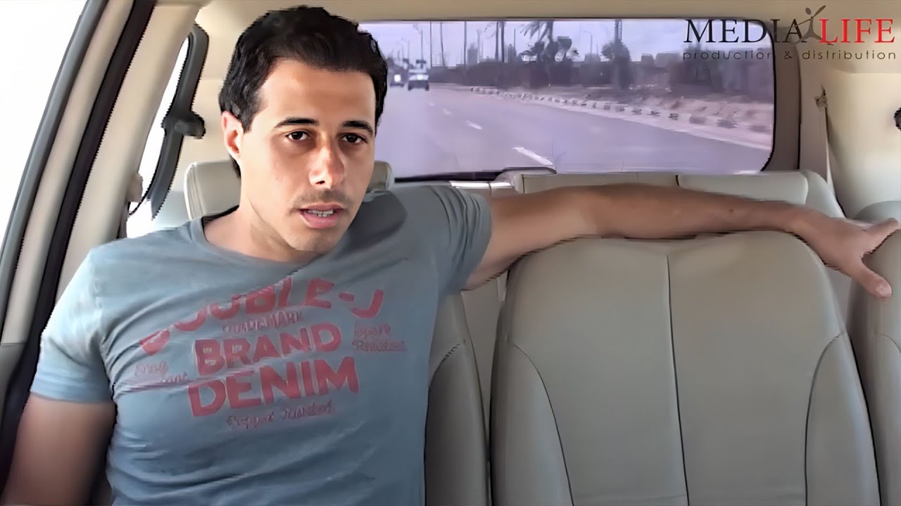 احمد السعدني ضرب السواق علي الطريق😮  شوف عمل ايه فيه هتموت من الضحك😂😮