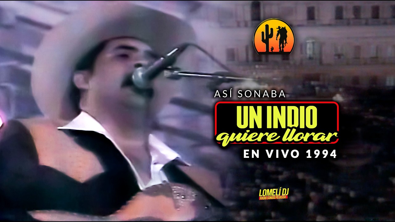 Así Sonaba “Un Indio Quiere Llorar” | Salomón Robles EN VIVO (1994)