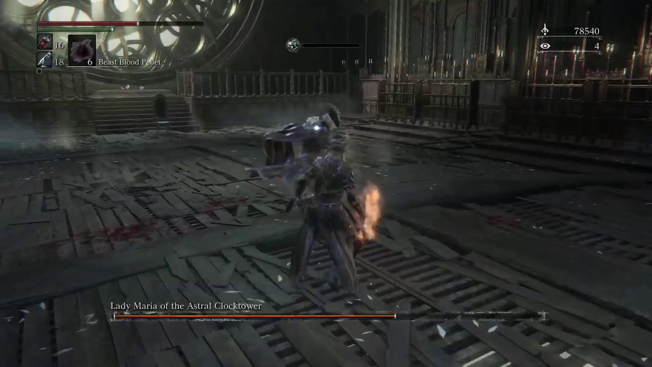 This idiot gets bloody (Bloodborne)