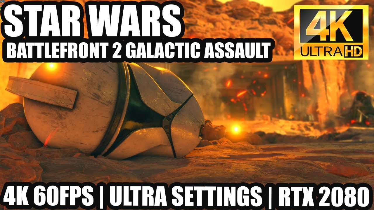 Star Wars Battlefront 2 Geonosis Gameplay | 4K 60FPS | Max Settings | MSI RTX 2080 + I5 9400F