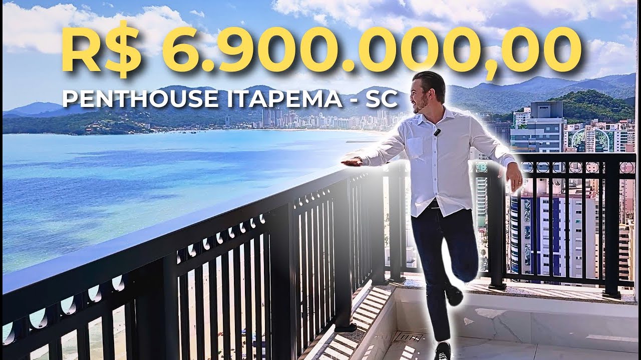 Penthouse de luxo em Meia Praia, Itapema - SC, com 4 suítes, com vista para o mar | La Martina