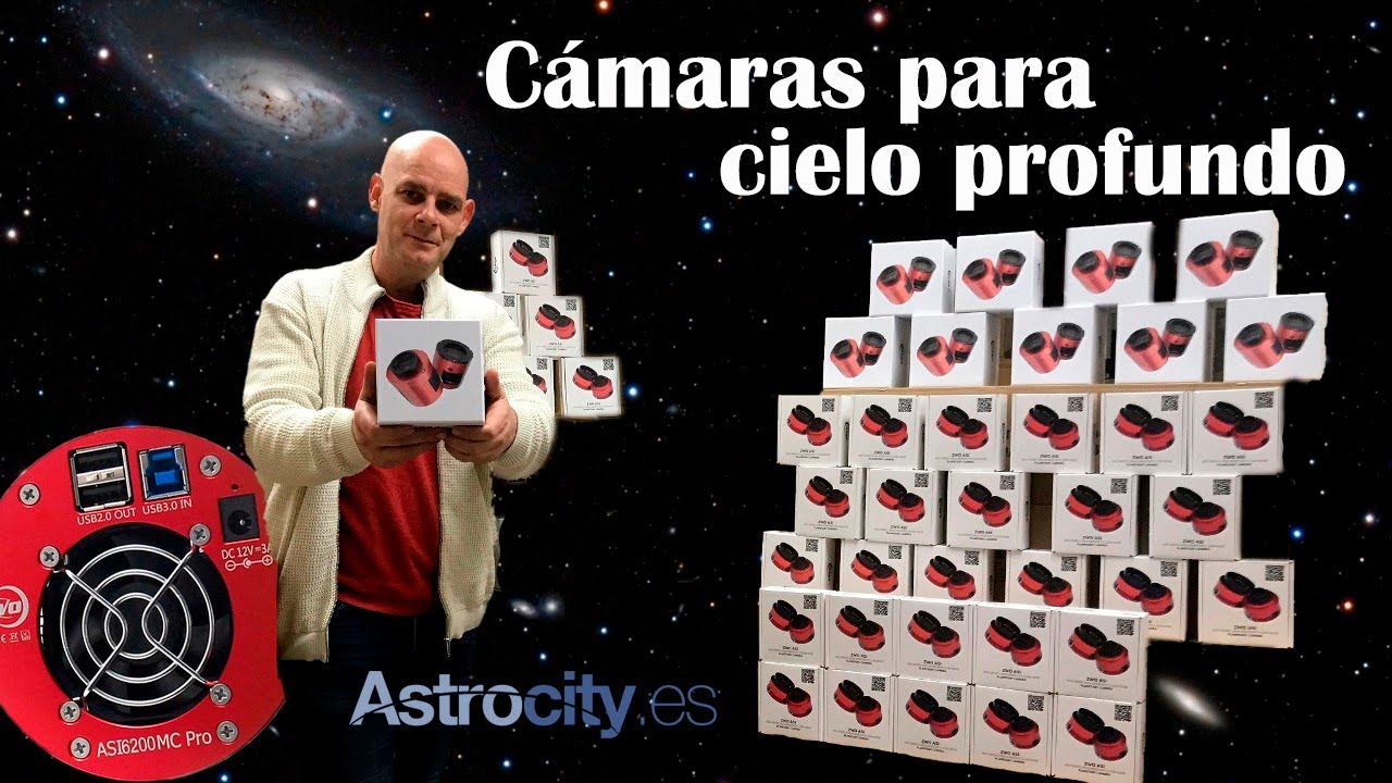 CÁMARAS para foto de CIELO PROFUNDO ZWO ASI294MC ASI533MC ASI1600MM ASI2600MM ASI6200MC