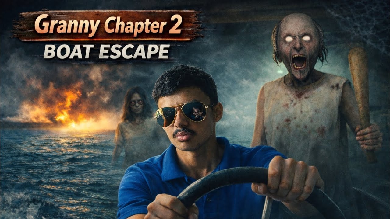 Granny Return: Final Boat Escape Ending #video#horrorgame #granny 