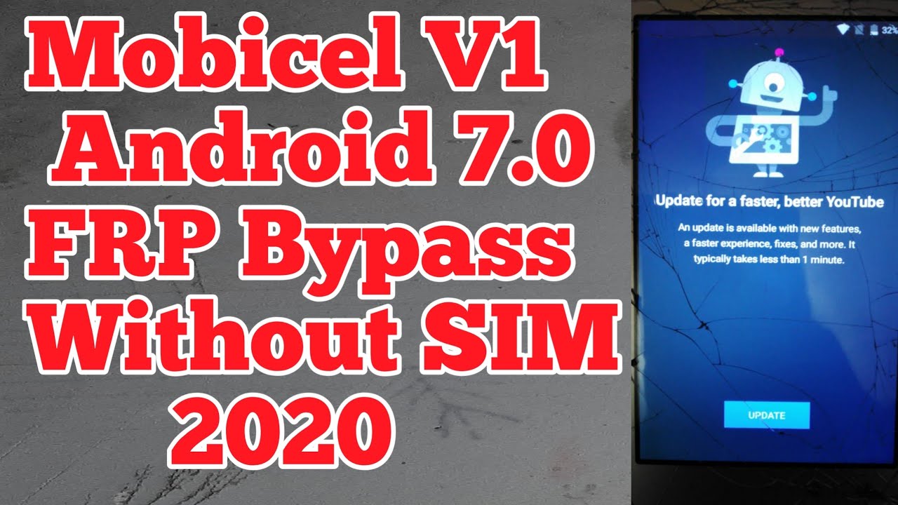 how to Bypass Google unlock Mobicel V1 Android 7.0 2020 FRP Google Remote without PC 100