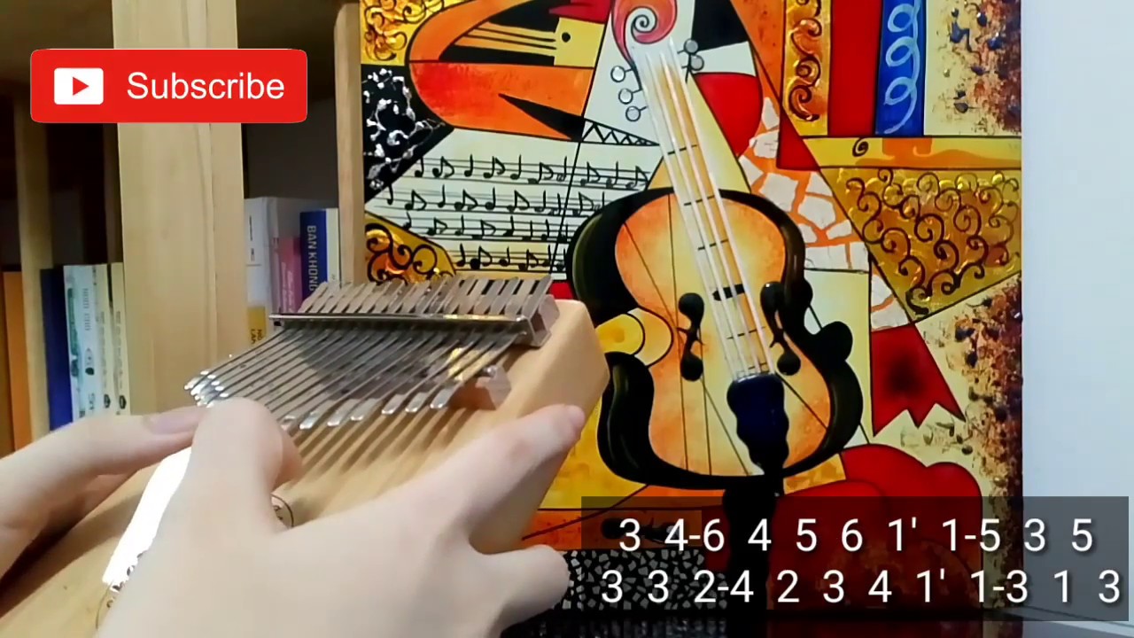 Carrying you (Laputa - Castle in the Sky) -天空の城 - with tabs - Ginkgo Kalimba