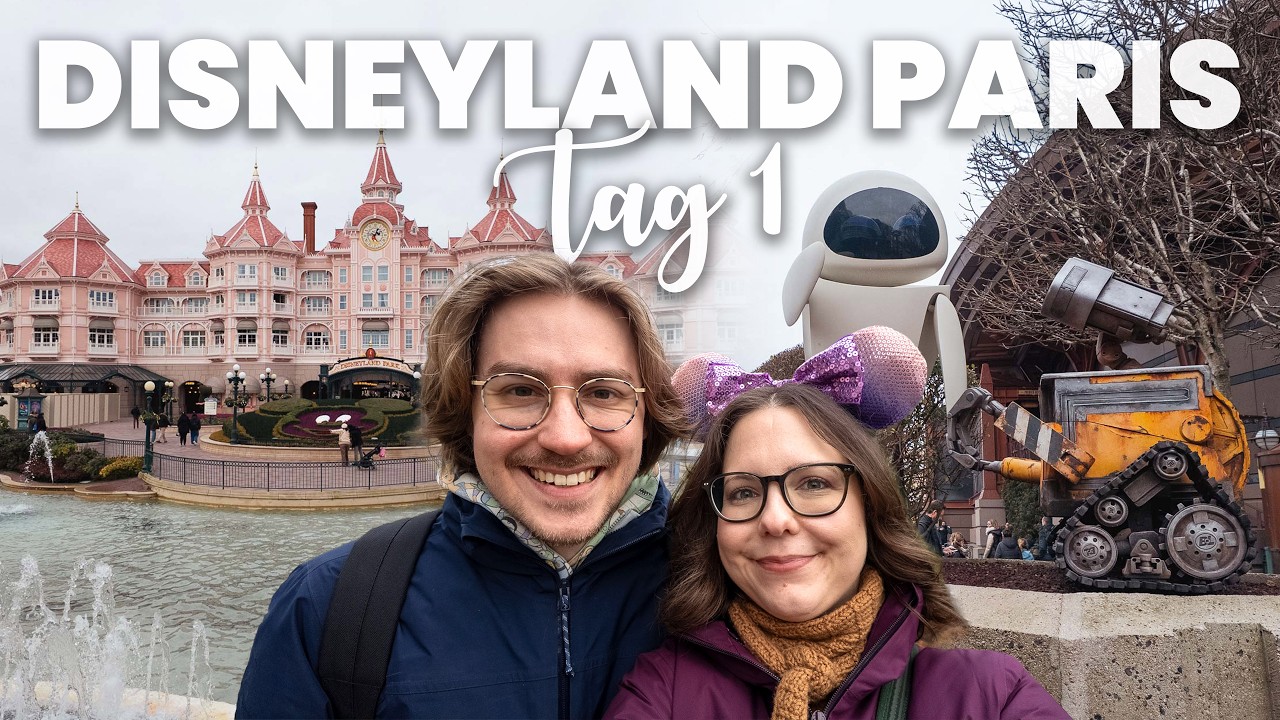 DISNEYLAND PARIS Januar 2026 Tag 1 - Anreise, unsere Lieblingsattraktionen und Feuerwerk