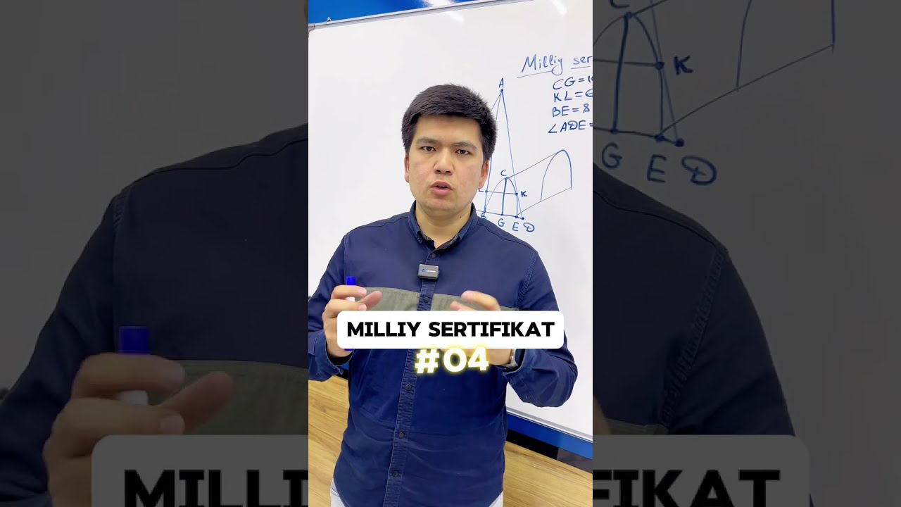 #matematika Milliy sertifikat [04]