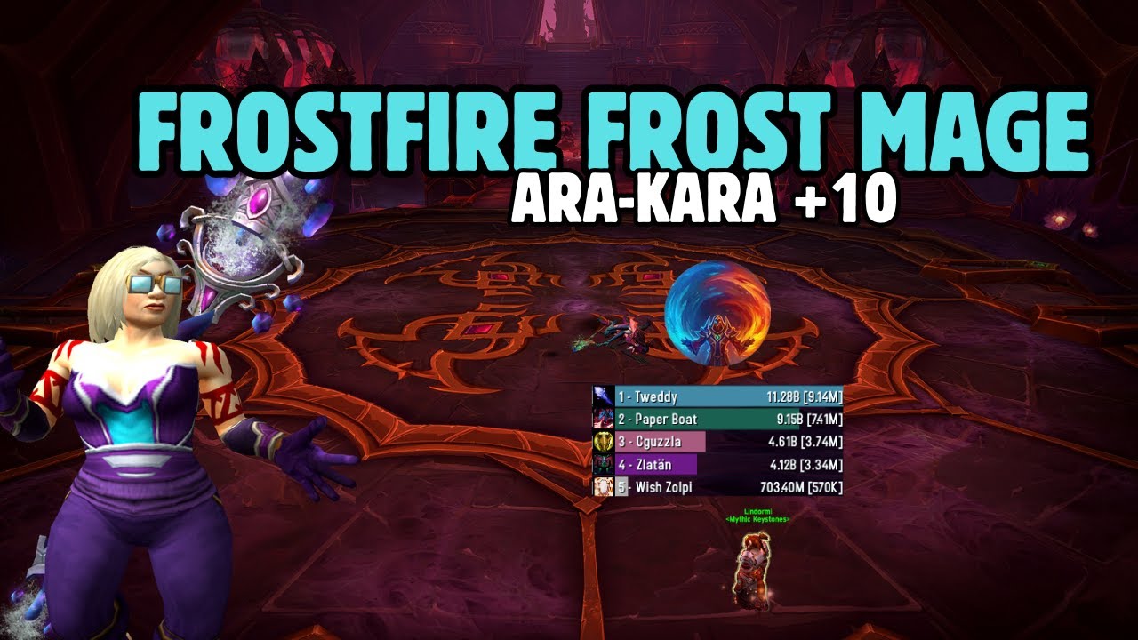 Frostfire Frost Mage | Ara-Kara +10 | 9.14M DPS