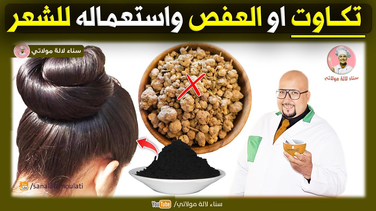 عشبة تكاوت او العفص واستعمالها في وصفات الشعر | الدكتور عماد ميزاب Dr imad mizab