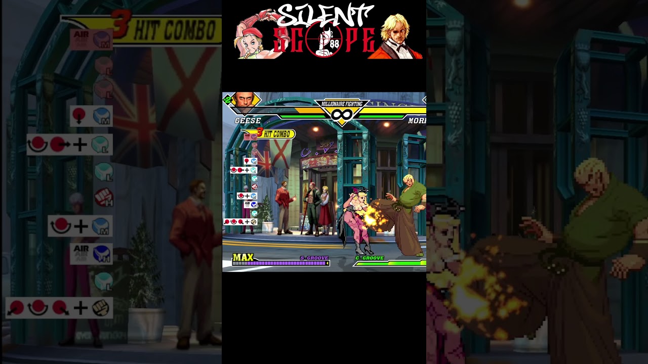 100% Geese Combo! Capcom vs. SNK 2 #shorts