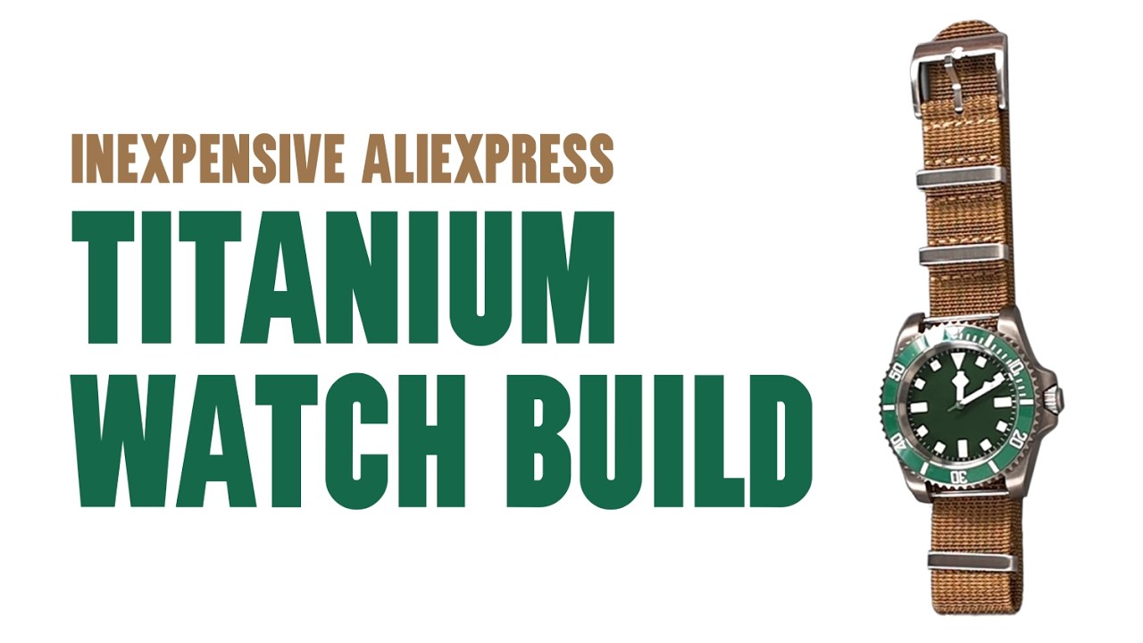 How to Build a Watch | NH35 Titanium Watch Build Using AliExpress Parts