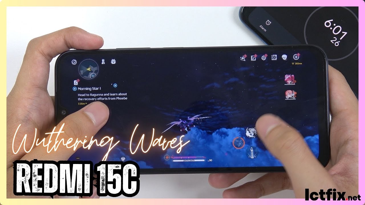 Xiaomi Redmi 15C Wuthering Waves Gaming test | Helio G81 Ultra, 120Hz Display
