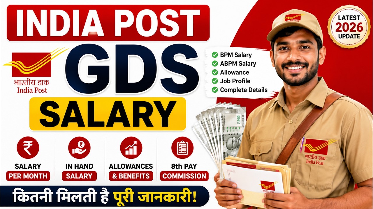 India Post GDS Salary 2026 | India Post Office GDS Salary | India Post GDS Salary Details