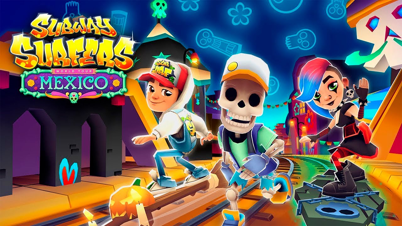 NEW UPDATE - SUBWAY SURFERS MEXICO 2017 ( HALLOWEEN SPECIAL )