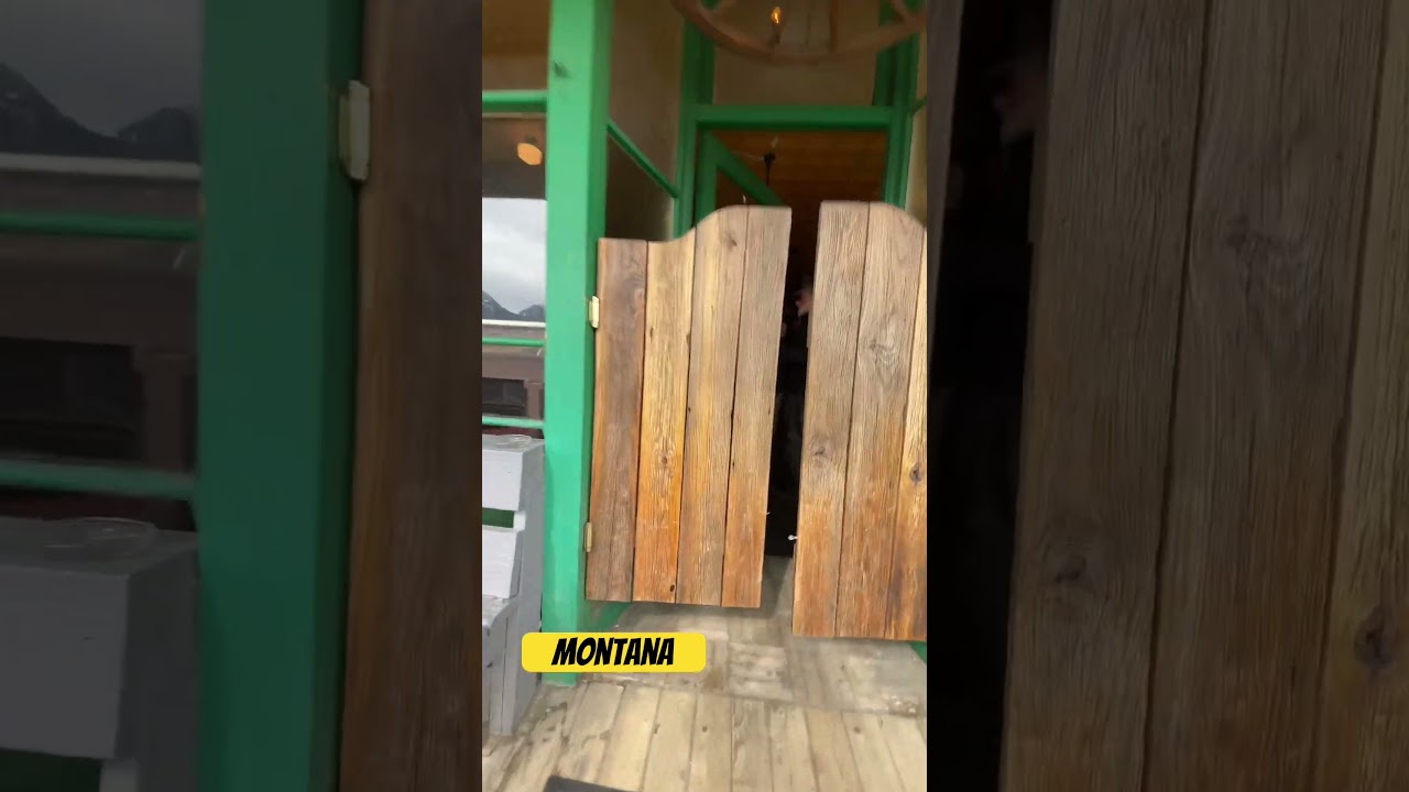 Aquele bar dos filmes do velho oeste #saloon #oldwest #montana