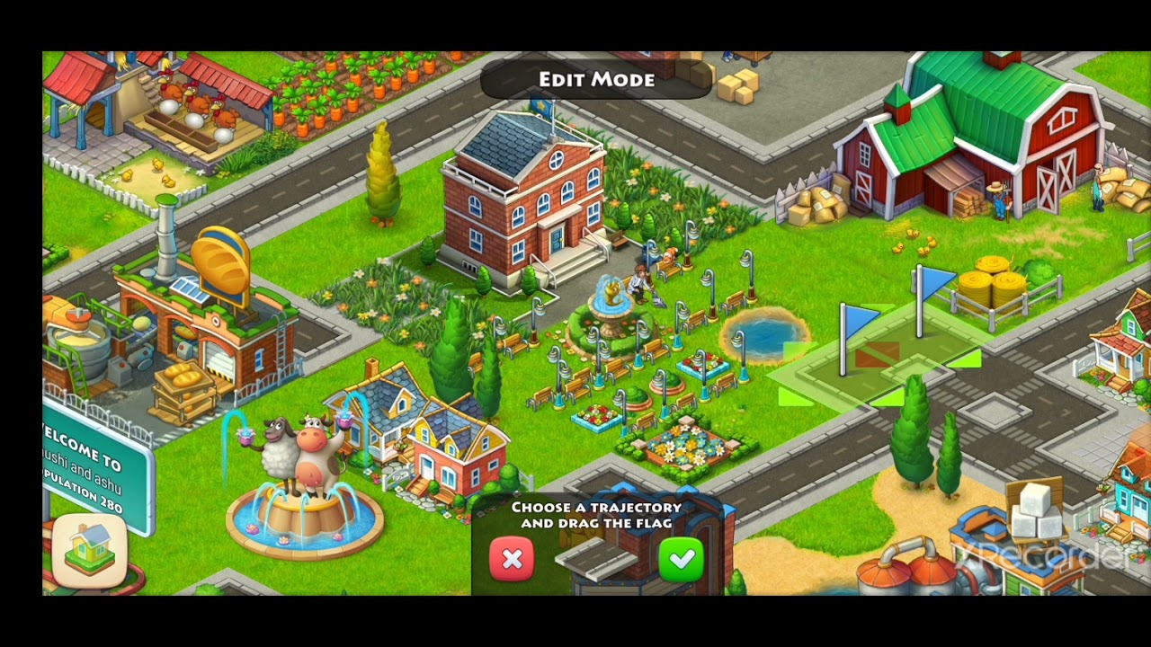 how to make roads and break the road in township game