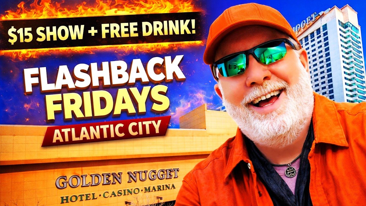 🟡 Flashback Fridays EXPLODES at Golden Nugget Atlantic City! Fleetwood Mac Tribute + SLOT PULL!