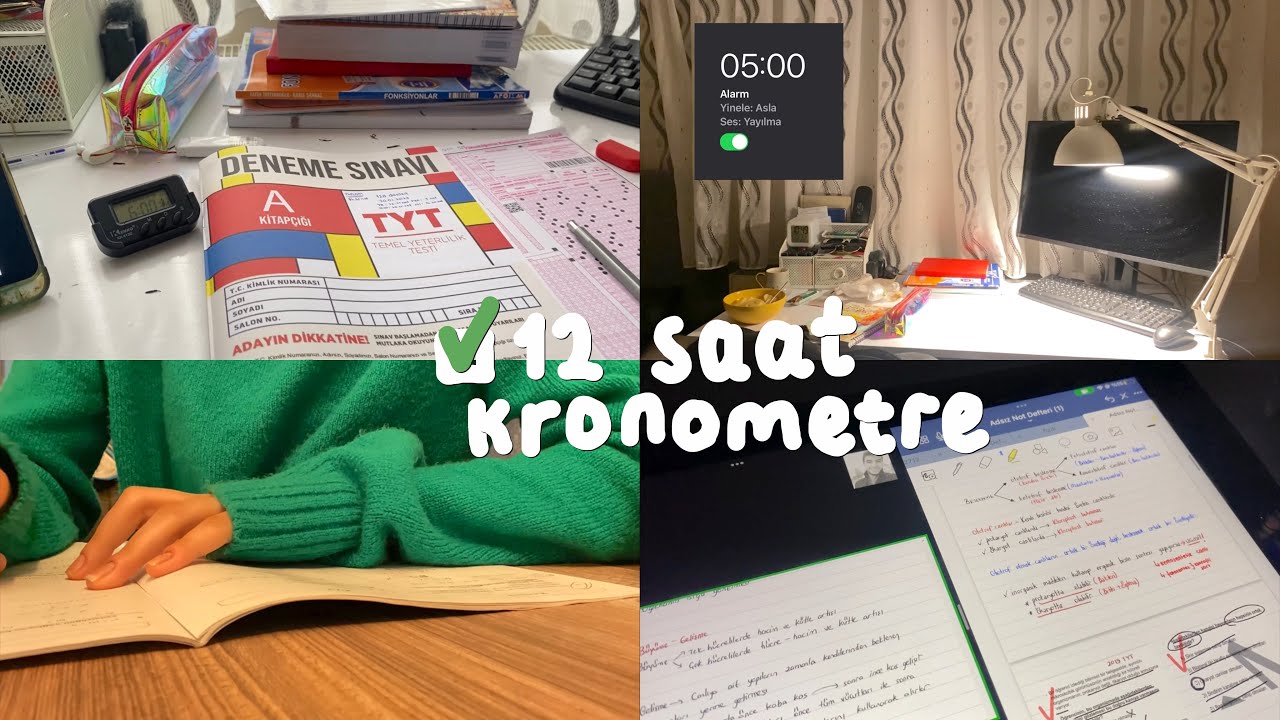 sabah 5’te uyanıp 12 saat ders çalışmak & kamp haftası || yks çalışma günlüğüm #yks2023