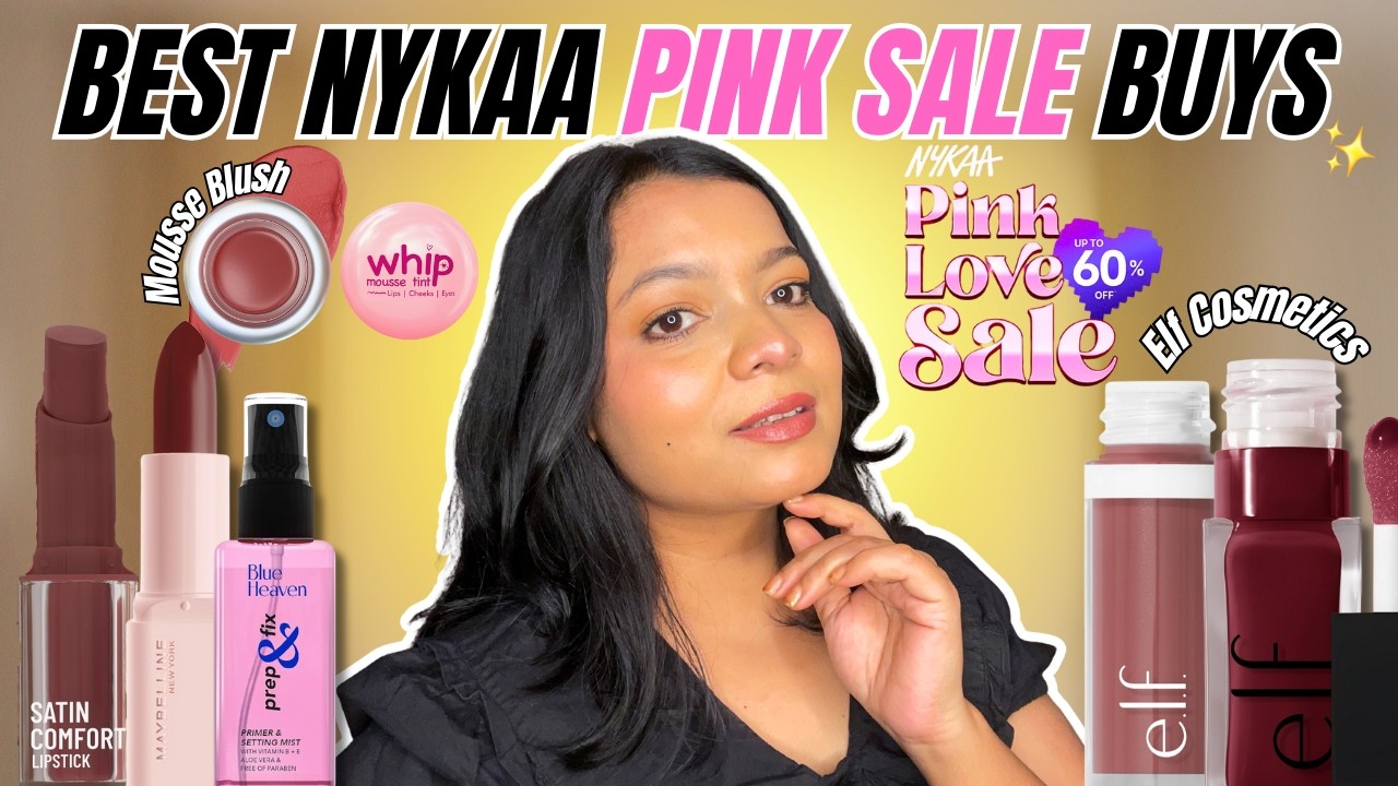 What I bought from *Nykaa Pink Love Sale* 💕🔥 | Worth it or not? #unsponsored