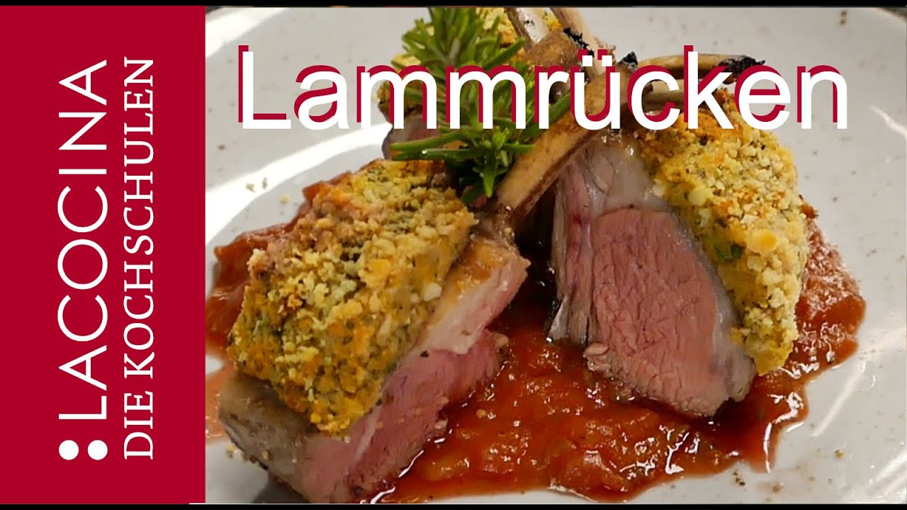 Perfektes Lammkarree mit Kräuterkruste aus dem Backofen | La Cocina