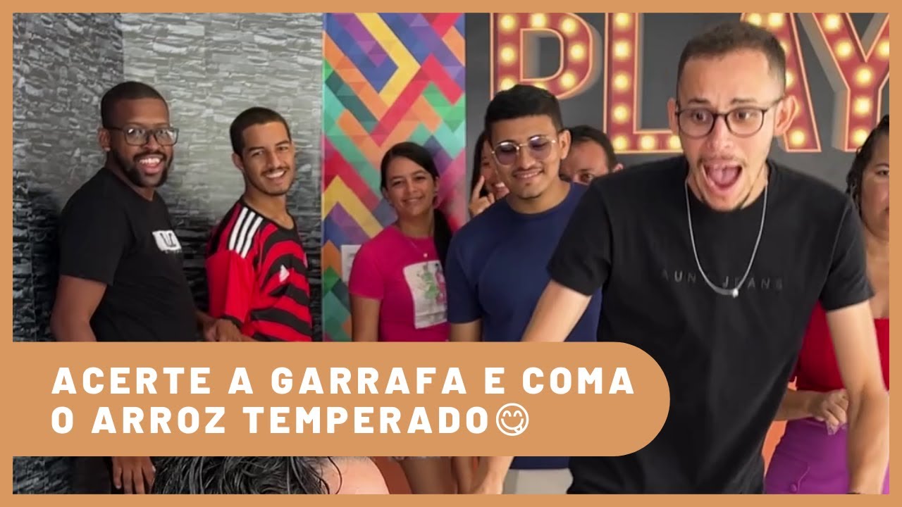 Acerte a garrafa e coma o arroz temperado😋
