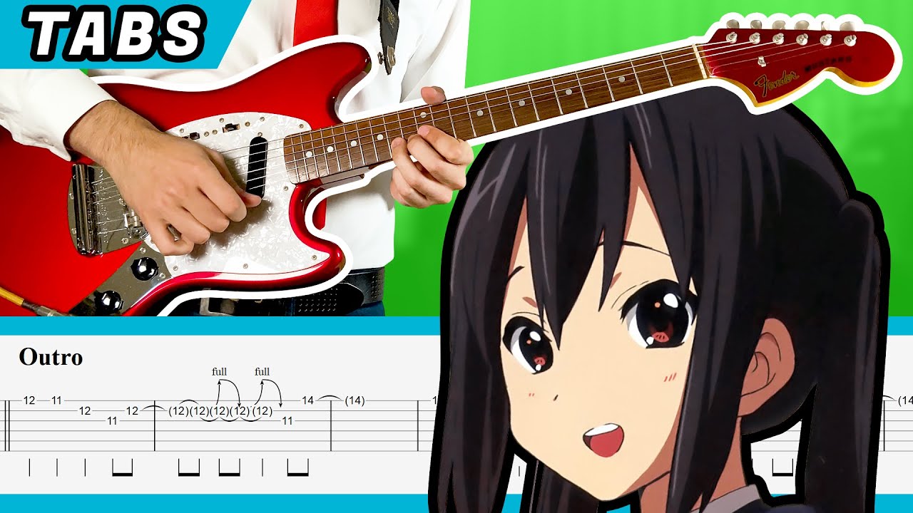【TABS】K-ON! -「Fude Pen ~Boru Pen~ (Azusa ver.)」by @Tron544