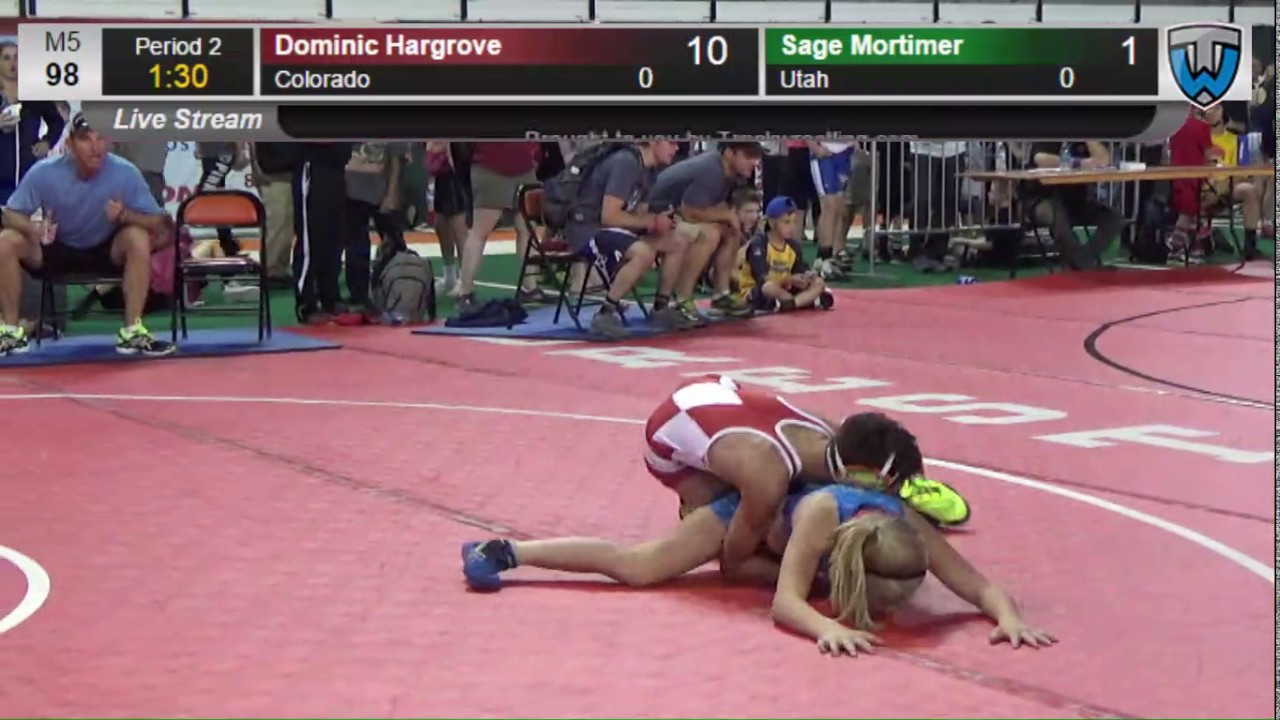 2400 Schoolboy 98 Dominic Hargrove Colorado vs Sage Mortimer Utah 8426198104