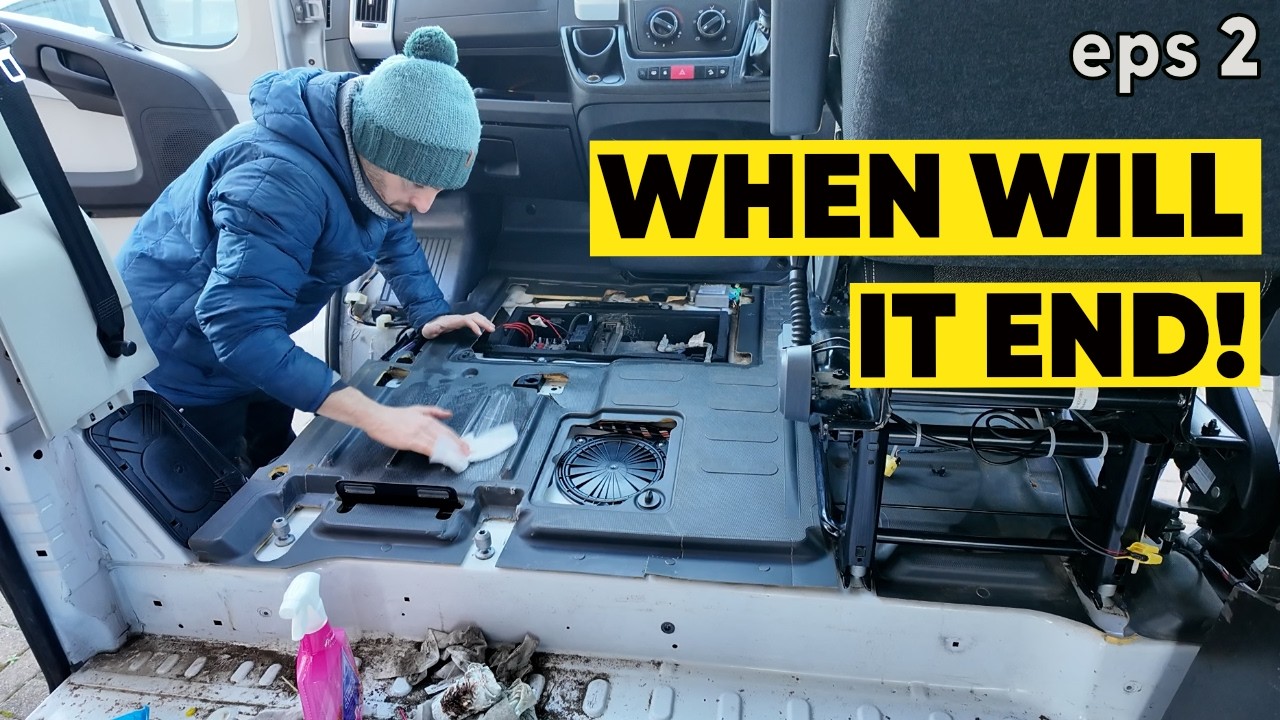This is way more work than I thought! (ex-BT Van Conversion)