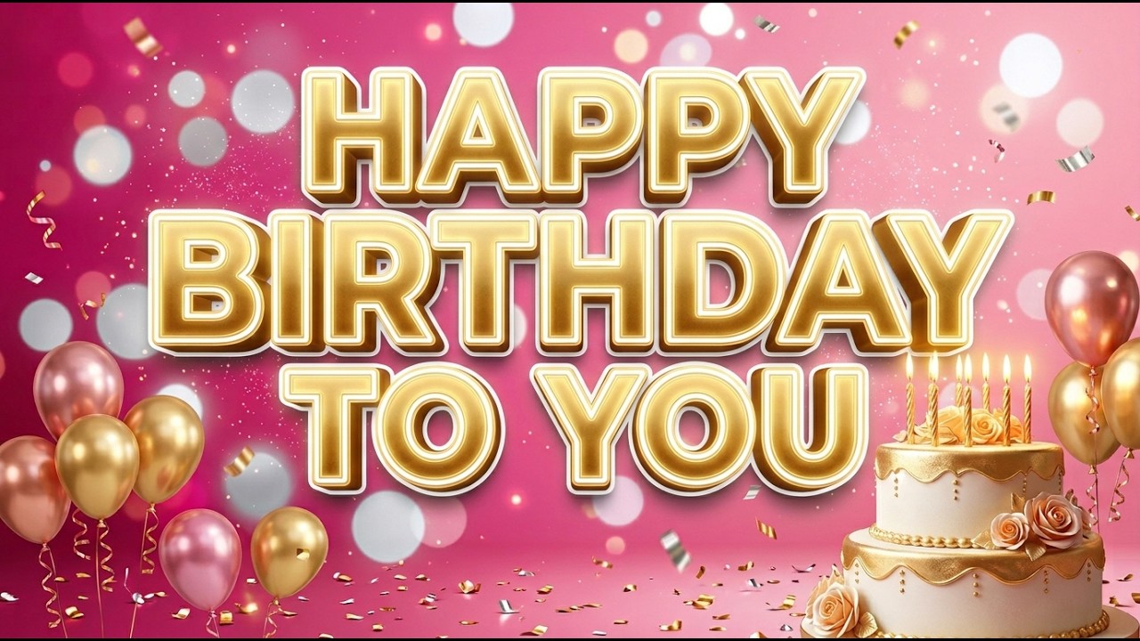 Песня &laquo;С днем рождения&raquo; 🎂🎉 | Лучшая песня на день рождения 2026 | Поздравления с днем рождения и ...