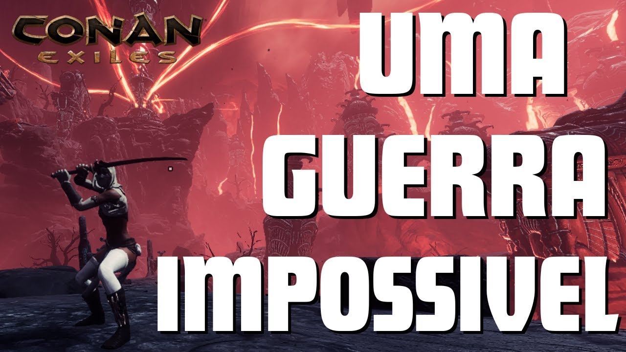 DECIDI ENTRAR EM UMA GUERRA IMPOSSIVEL DE GANHAR!! CONAN EXILES!! JORNA SOLO (ep6)
