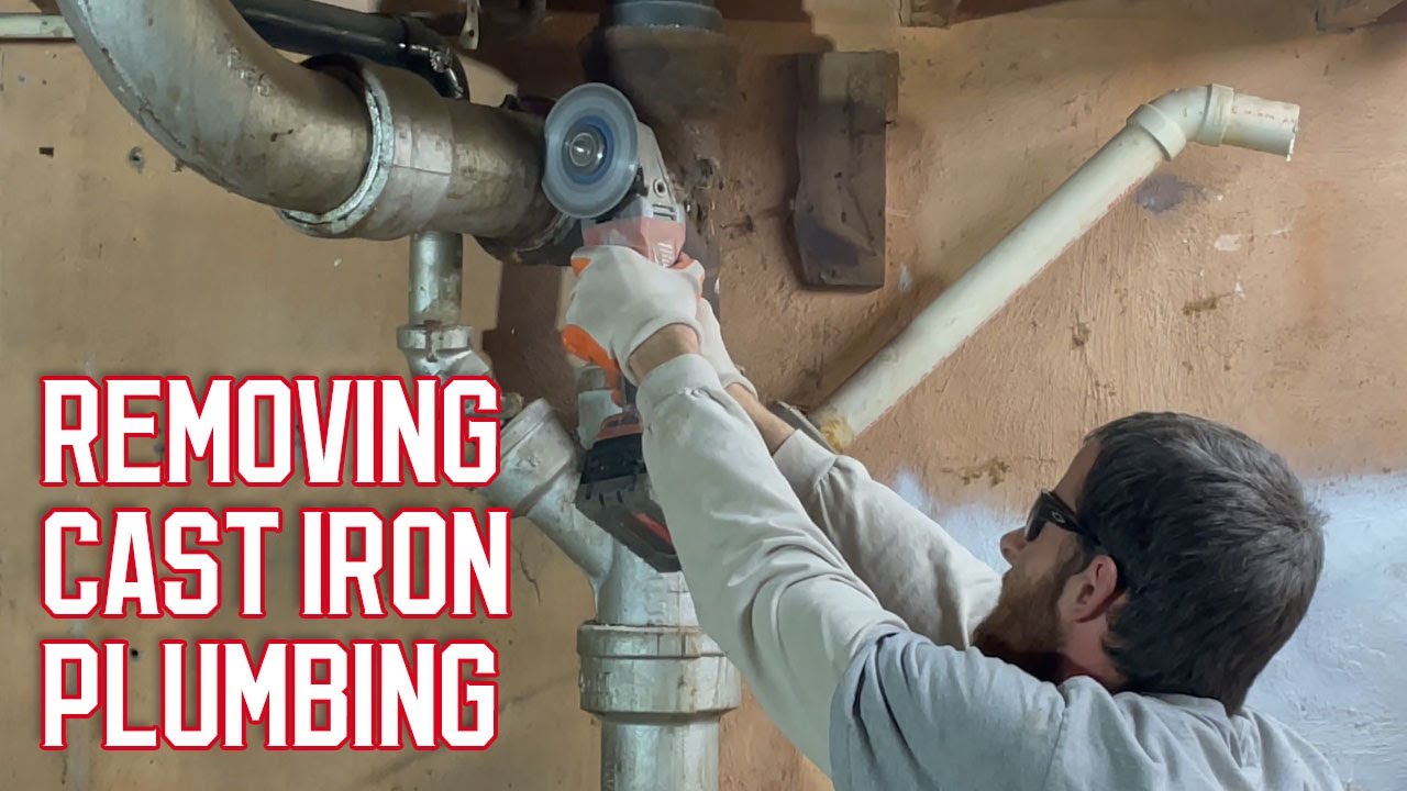 How to Remove Cast Iron Plumbing Stack | Episode 6