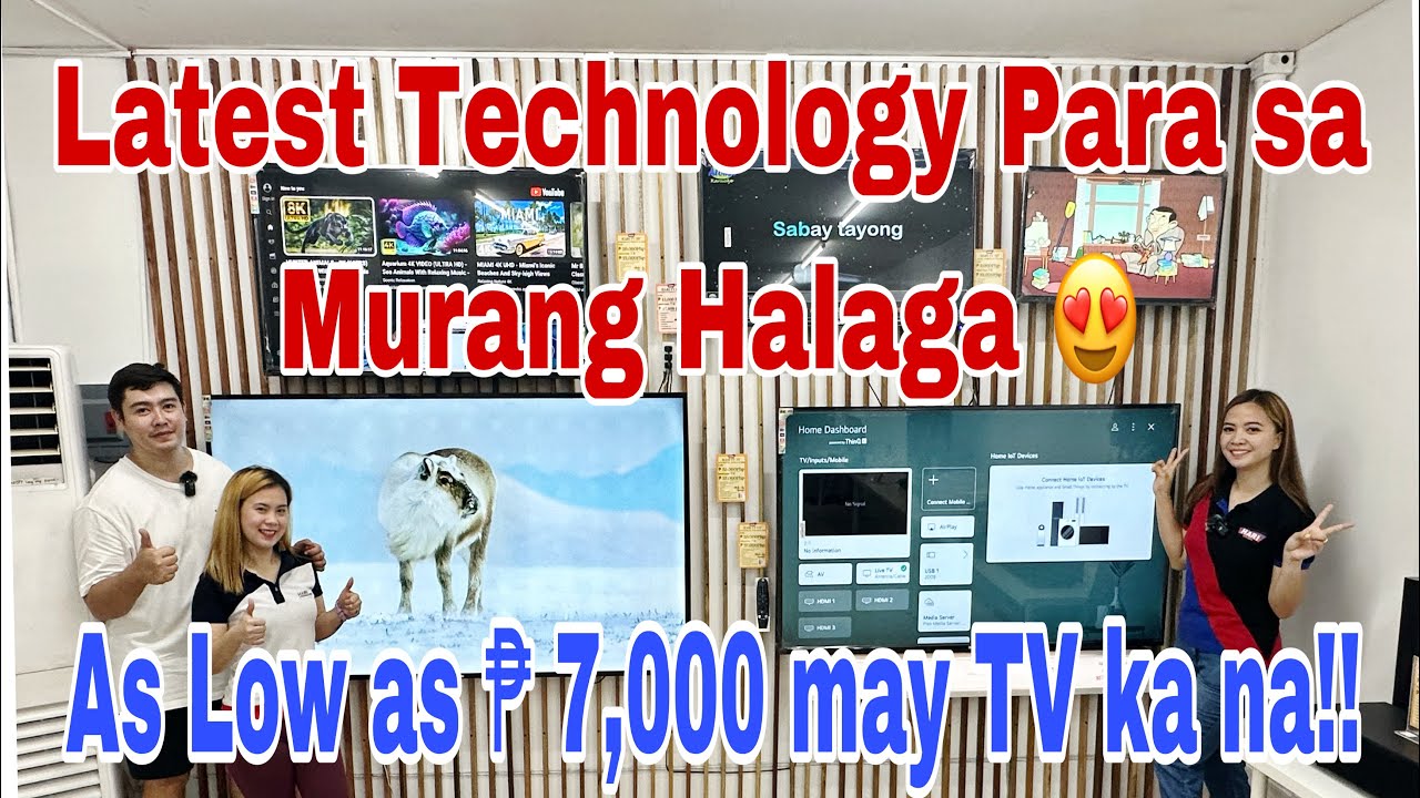 Latest Technology ng mga TV sa Murang Halaga lamang / Web os TV as low as ₱ 7,000 may TV ka na!!