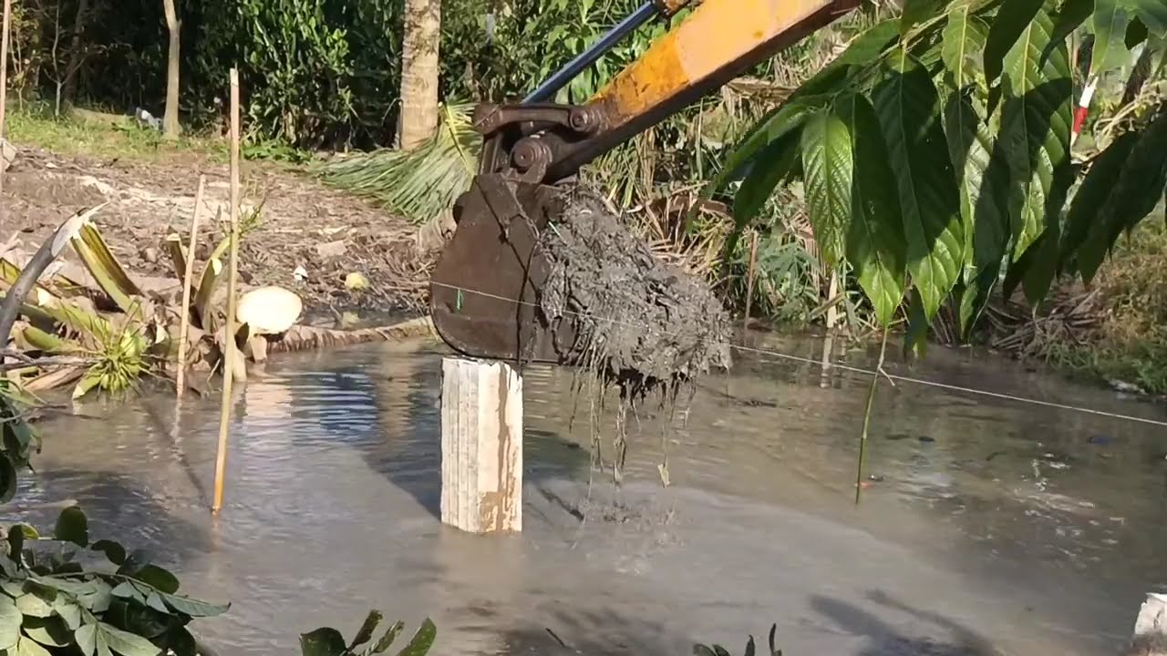 đóng cọc bê tông làm nhà sàn