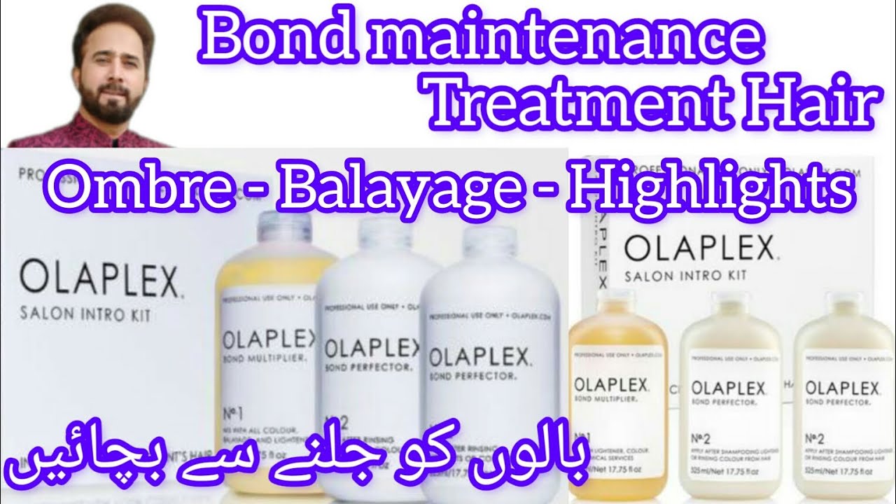 olaplex bond perfector | ombre balayage highlights |  hair treatment