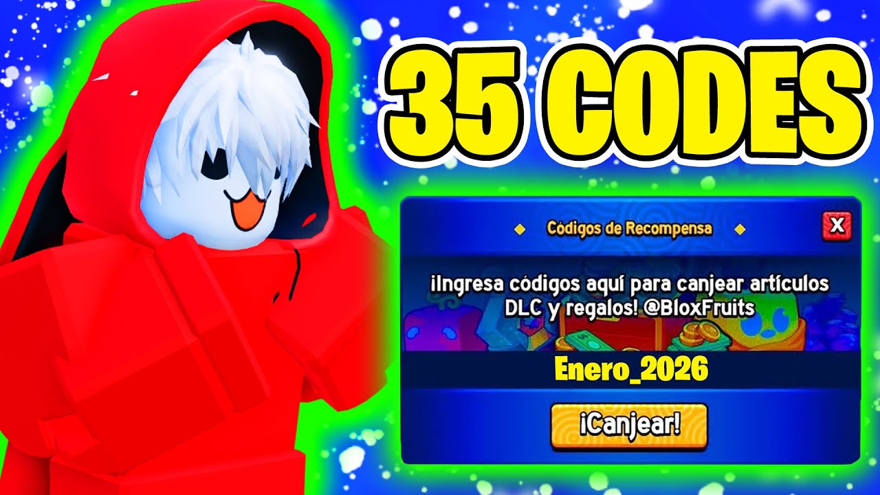 🚨 35 CODIGOS ACTIVOS DE BLOX FRUITS!! (ENERO 2026) 🚨
