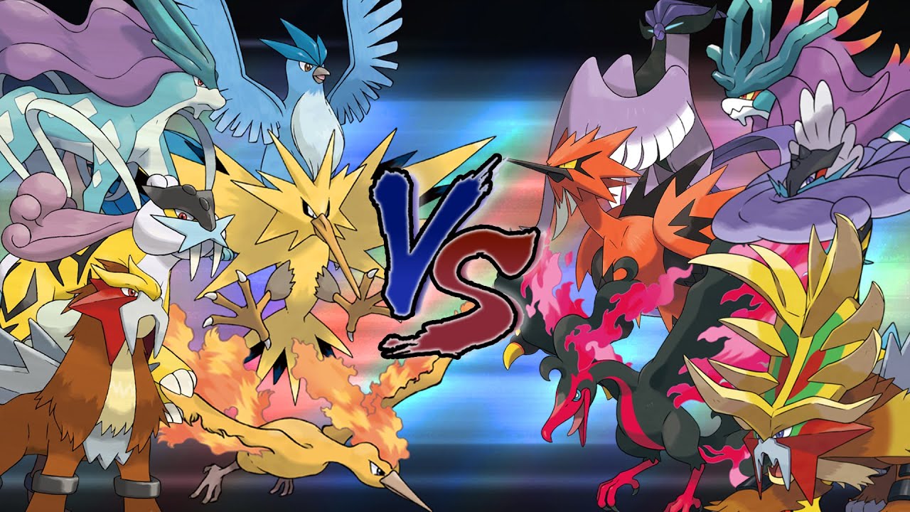 Pokemon Battle Of Legends: Legendary Trio Vs Counter Part (Beasts and Birds)