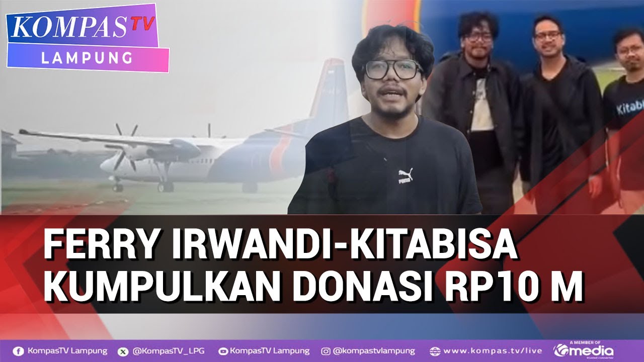 Salurkan Bantuan ke Korban Banjir Sumatera,Ferry Irwandi-Kitabisa Kumpulkan Donasi Rp10 M