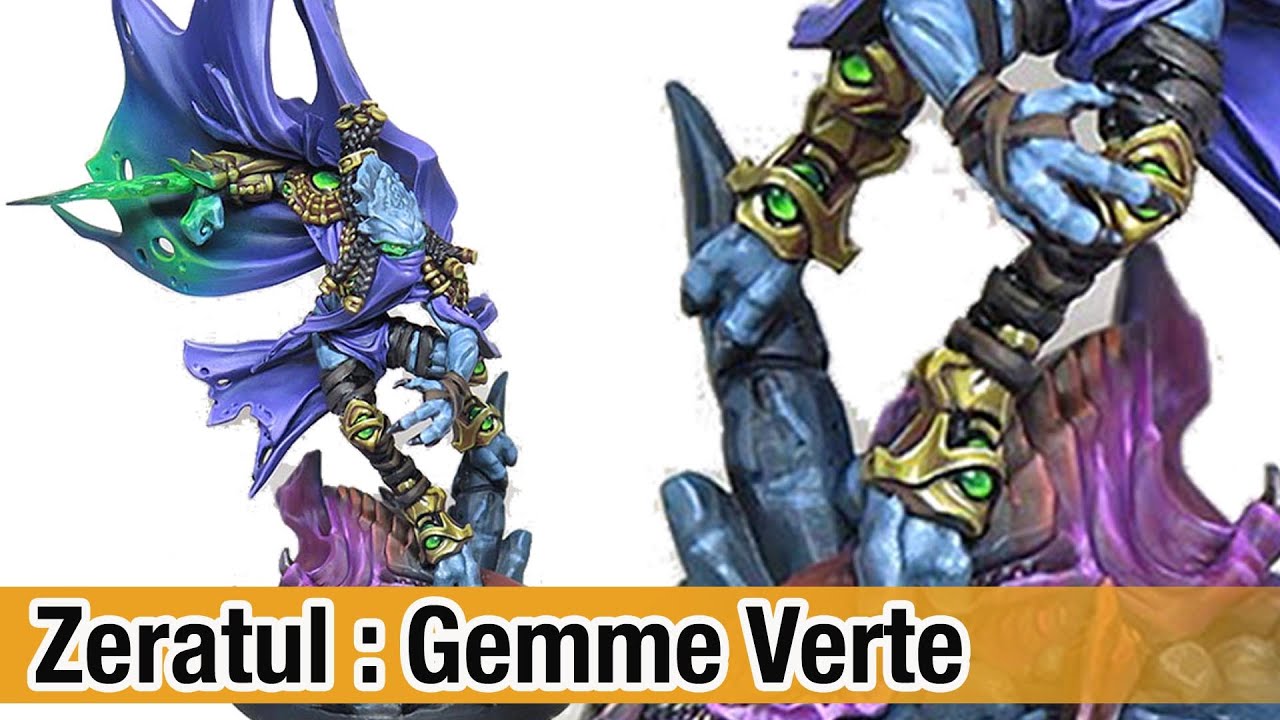🖌️Peinture Zeratul : Gemme Verte  - Starcraft - The Miniature Game par Archon Studio