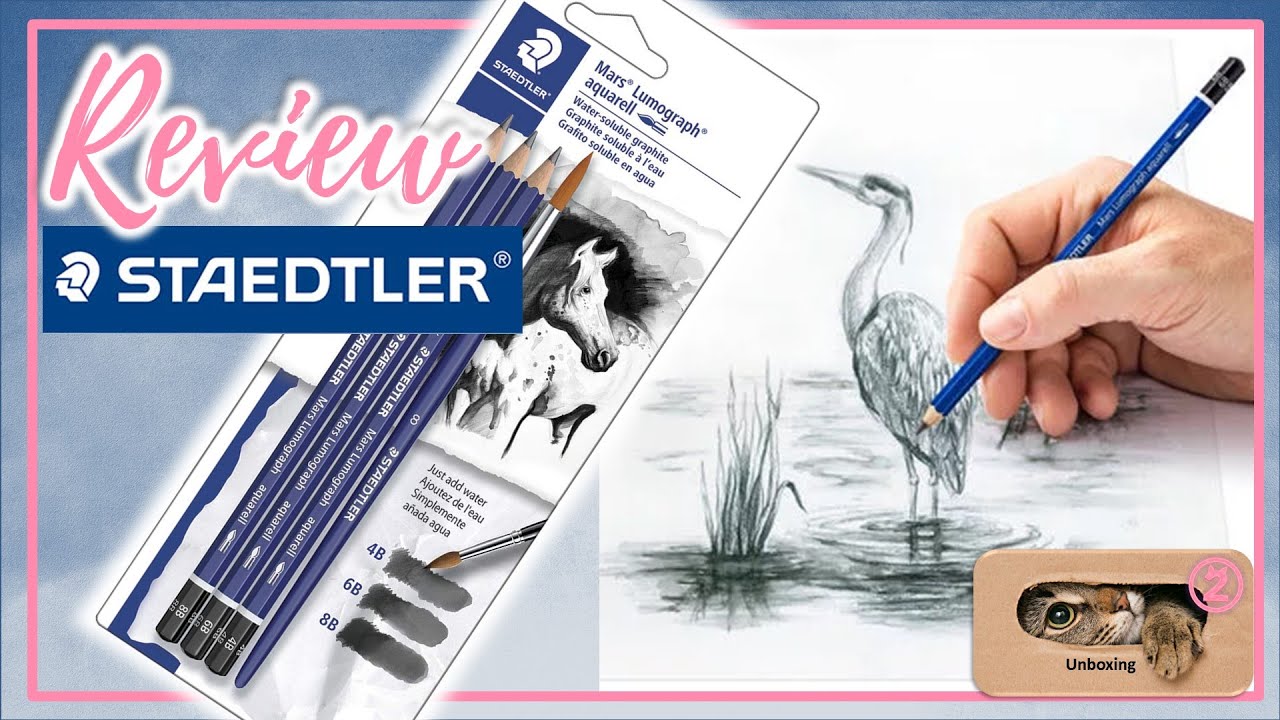 Review | lapices acuarelables staedtler (de grafito graduados) y saludos a subscriptores