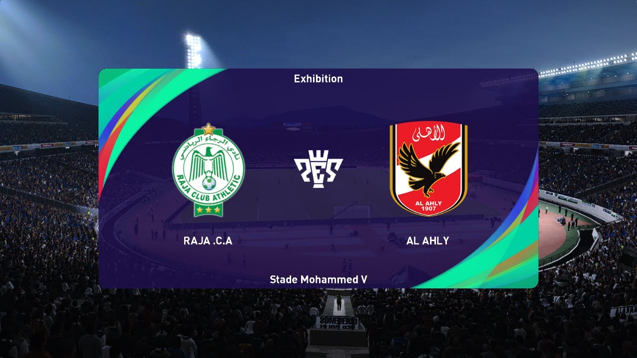 Raja Club Athletic vs Al Ahly (29/04/2023) Quarter-final CAF Champions League PES 2021