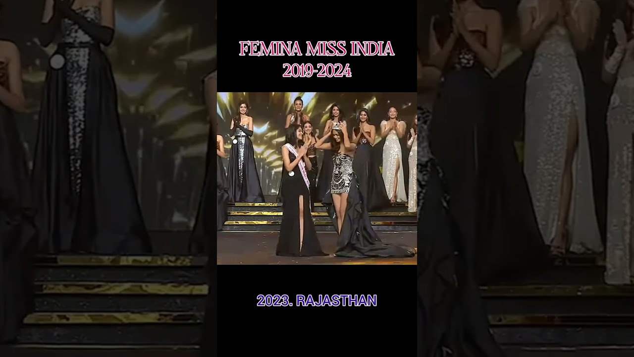 Femina Miss India World 🇮🇳🌎 2019-2024 #feminamissindia #missworld #shorts #viral