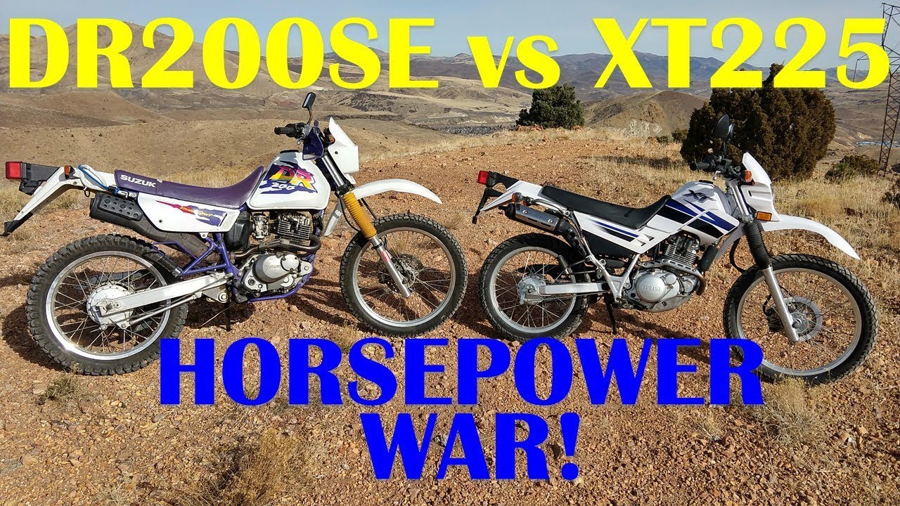 Suzuki DR200SE vs Yamaha XT225 Test and Comparison