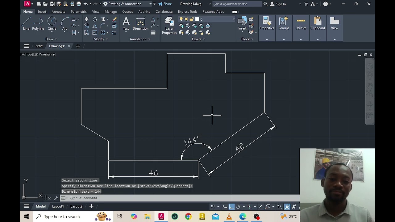 Basic AutoCAD 2D Tutorials  - Lesson 3