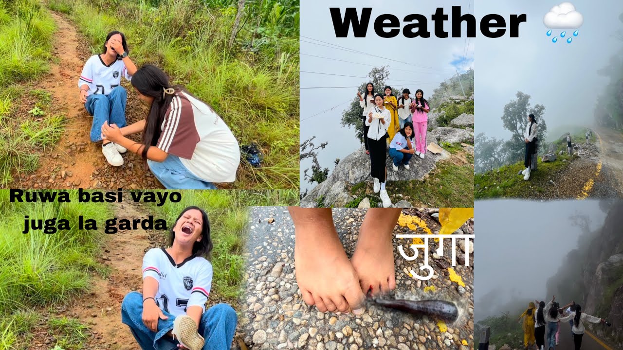 Hari Bijok Hamro Juga Lagara🥵Hairan Bato Ma uff🤦‍♀️#Siddhapaila Surkhet weather 🌧️