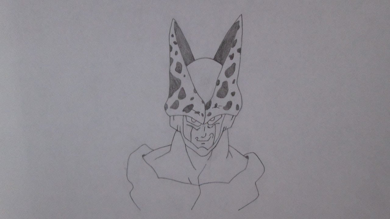 How to draw Cell from Dragon Ball