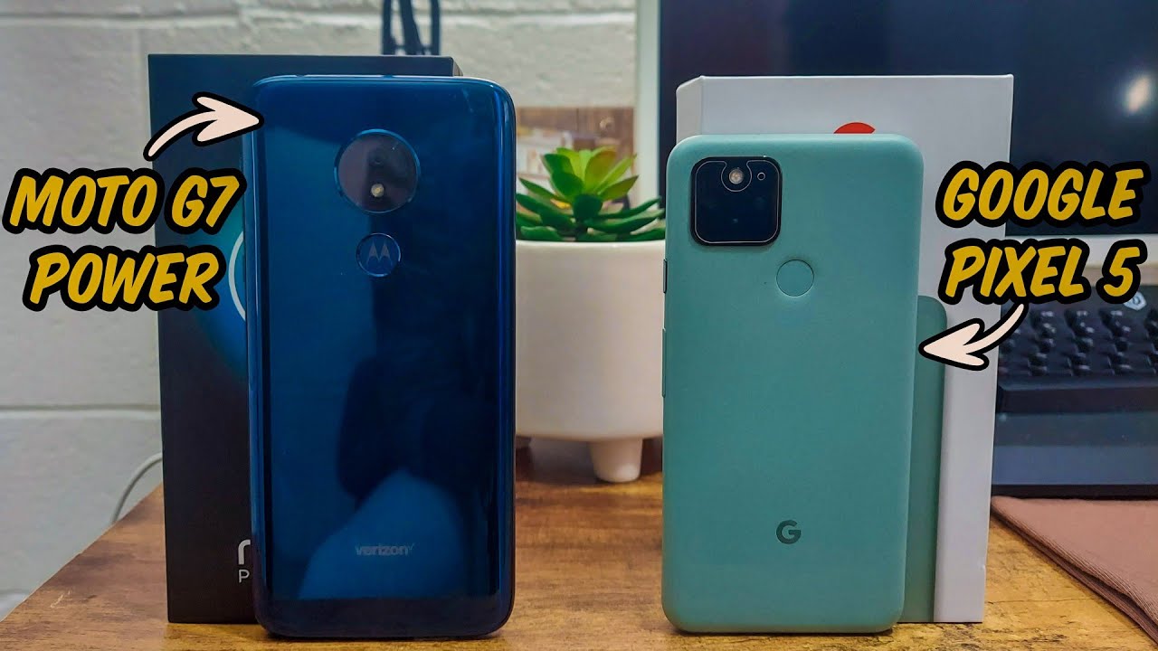 *G7 POWER MEETS PIXEL 5* Moto G7 Power vs Googl Pixel 5 Speedtest!!