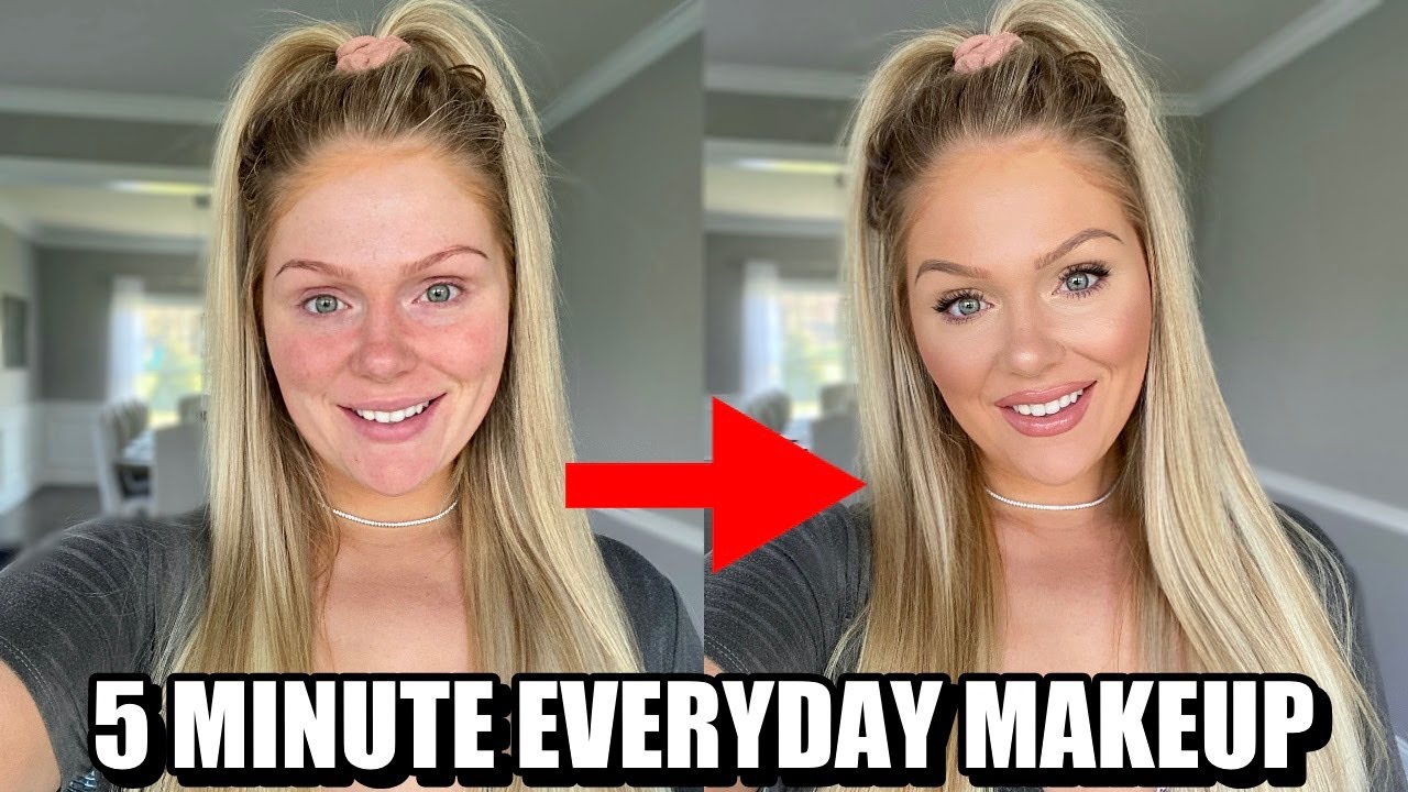 5 MINUTE EVERYDAY MAKEUP TRANSFORMATION | GET READY WITH ME